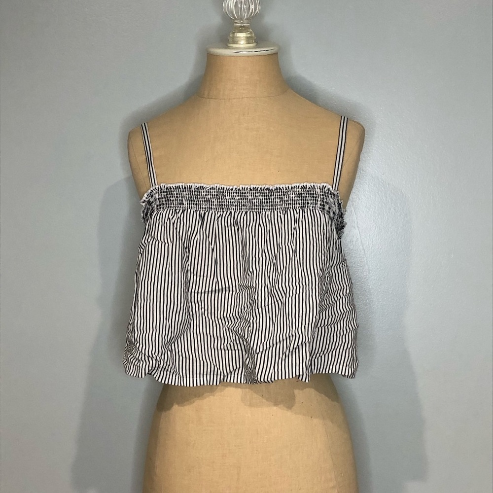 Volcom Black and White Crop Top
